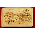 Fire Fighter Gold Plated Belt Buckle